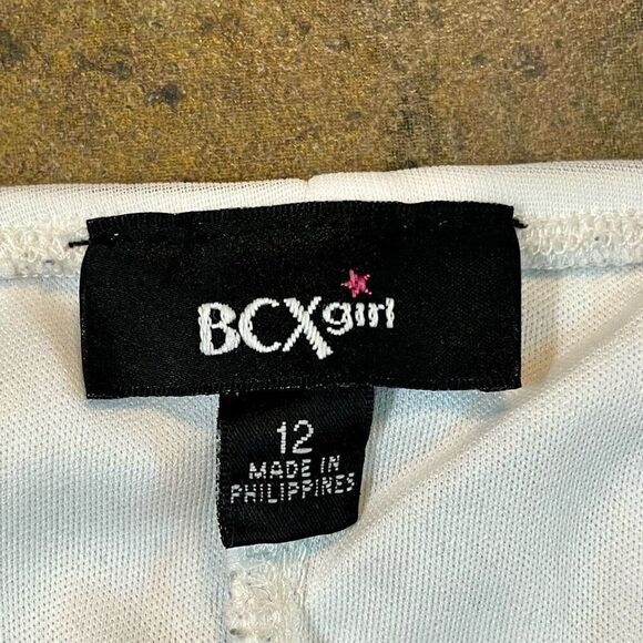 BCX Girl Black White Rhinestone Dressy Party Dress 12 - Picture 8 of 12